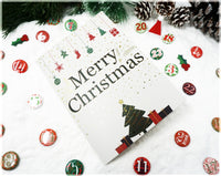 Weihnachtskarte Gold Stars - Aufnahme und Wiedergabe per Knopfdruck